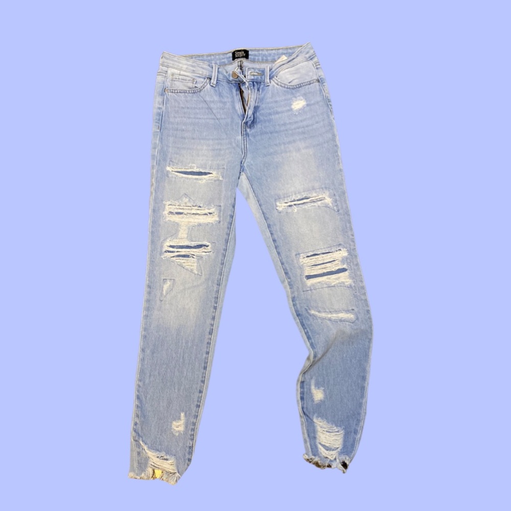 NEW Simple Society Light Blue Ripped Jeans!